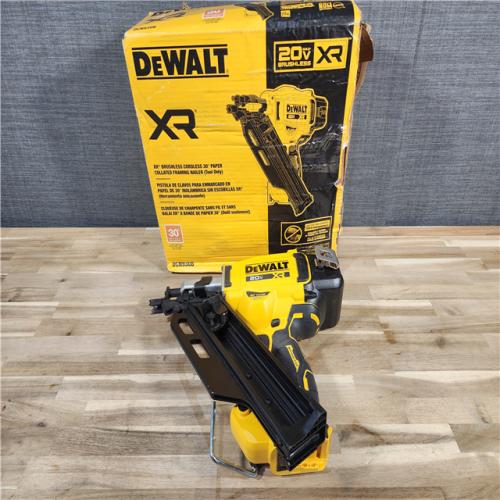 HOUSTON LOCATION - AS-IS DEWALT 20-Volt 30° Cordless Framing Nailer (Tool-Only)