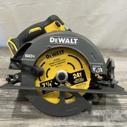 AS-IS DEWALT FLEXVOLT 60V MAX Cordless Brushless 7-1/4 in. Circular Saw with Brake (Tool Only)