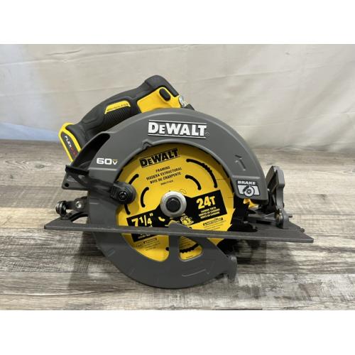 AS-IS DEWALT FLEXVOLT 60V MAX Cordless Brushless 7-1/4 in. Circular Saw with Brake (Tool Only)