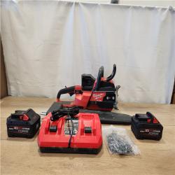 AS-IS- Milwaukee M18 FUEL Cordless 20 in. Chainsaw Kit