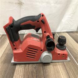 AS-IS Milwaukee M18 18V Lithium-Ion Cordless 3-1/4 in. Planer (Tool-Only)