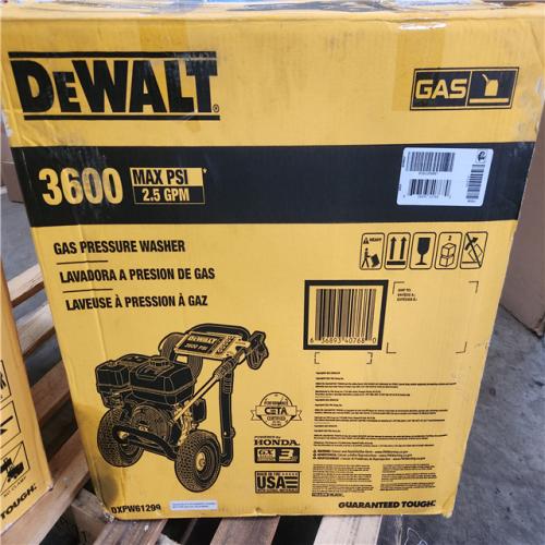 Phoenix LIKE NEW DEWALT 3600 PSI 2.5 GPM Gas Pressure Washer with Honda GX200 Engine  Heavy-Duty Commercial Cold Water Power Cleaner (No HOSE)