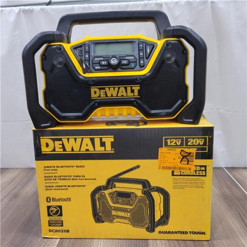 AS-IS  DEWALT 20V MAX Compact Cordless Bluetooth Radio (Tool Only)