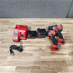 HOUSTON LOCATION - AS - IS Milwaukee 2 Tool Combo Kit W/ (2) Battery & Charger