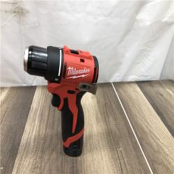 AS-IS Milwaukee 12-Volt Lithium-Ion Brushless Cordless Subcompact Brushless Drill Driver Kit