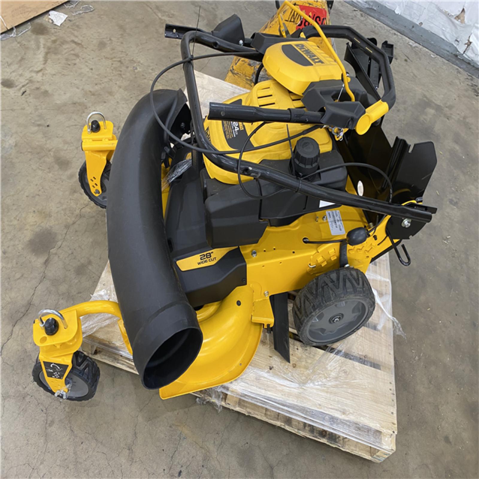 Houston Location - AS IS Dewalt 28 Walk Behind Mower