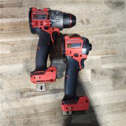 HOUSTON LOCATION - AS-IS Milwaukee FUEL 18V Lithium-Ion Brushless Cordless Hammer Drill and Impact Driver Combo Kit