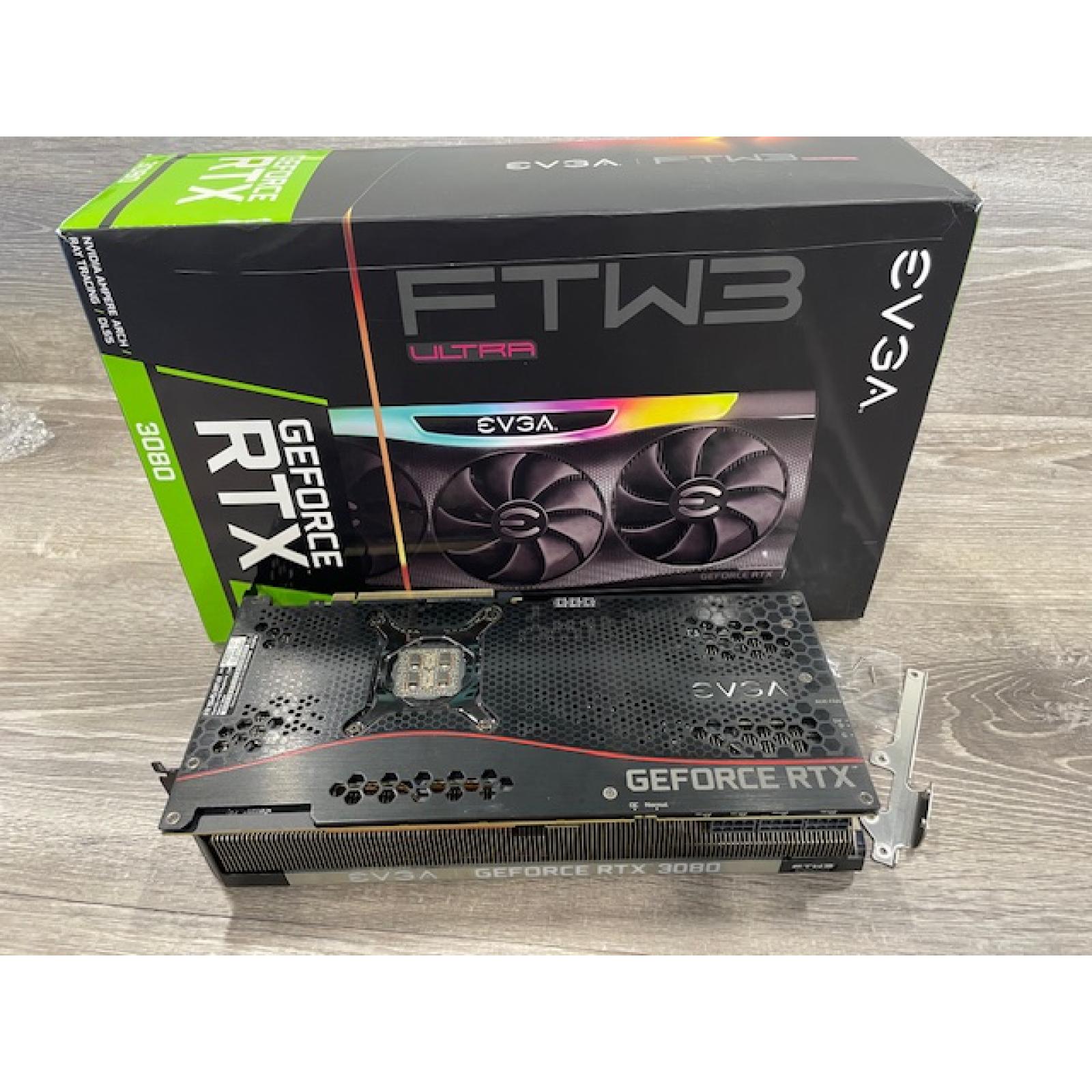 AS-IS EVGA GeForce RTX 3080 FTW3 ULTRA 10GB GDDR6X Graphics Card