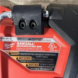 Houston Location AS-IS Milwaukee FUEL GEN-2 18V Lithium-Ion Brushless Cordless SAWZALL Reciprocating Saw (Tool-Only)