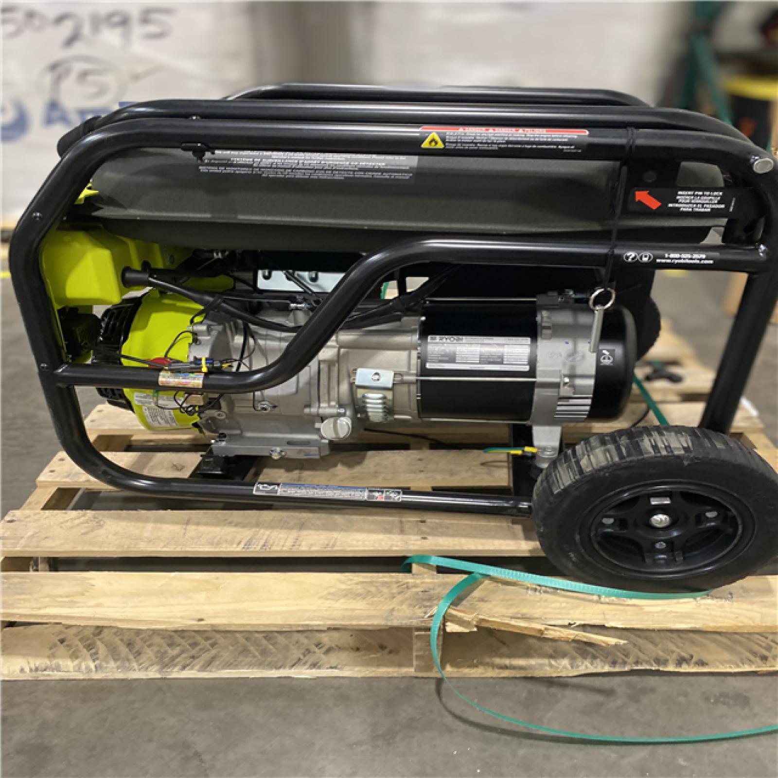 Dallas Location - As-Is RYOBI 6800-Watt  Gasoline Portable Generator
