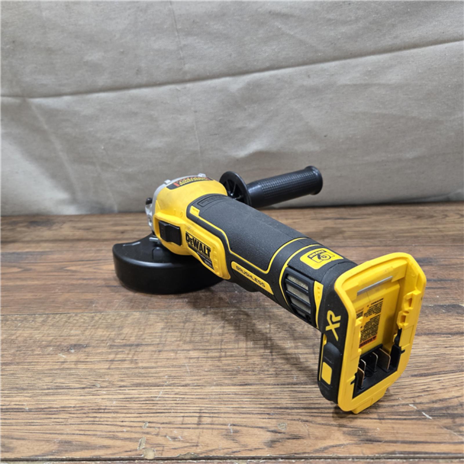 AS-IS DeWalt DCG405B 20V Max XR 4.5-Inch Slide Switch Small Angle Grinder (Tool Only)