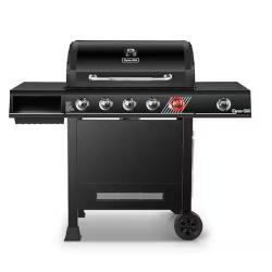 DALLAS LOCATION - Dyna-Glo 5-Burner Propane Gas Grill in Matte Black with TriVantage Multifunctional Cooking System PALLET-(8 UNITS)