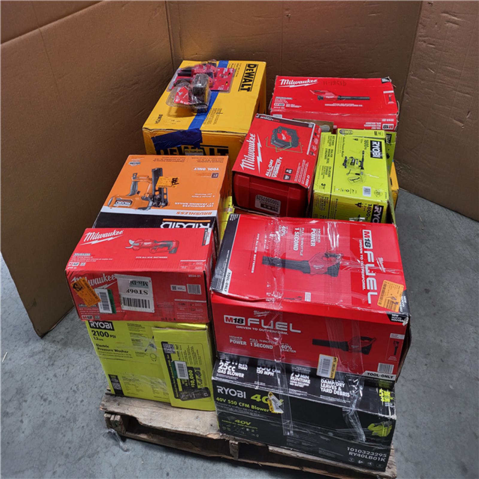 CALIFORNIA AS-IS TOOL PALLET
