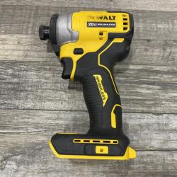 AS-IS DEWALT Atomic 20V Max Lithium-Ion Brushless Cordless Compact 1/4 in. Impact Driver Kit