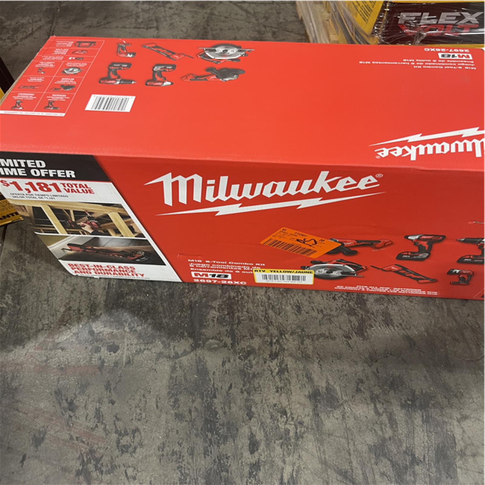 Pittston Location As-Is Power Tools Partial Truckload (9 Pallets) 2962-A