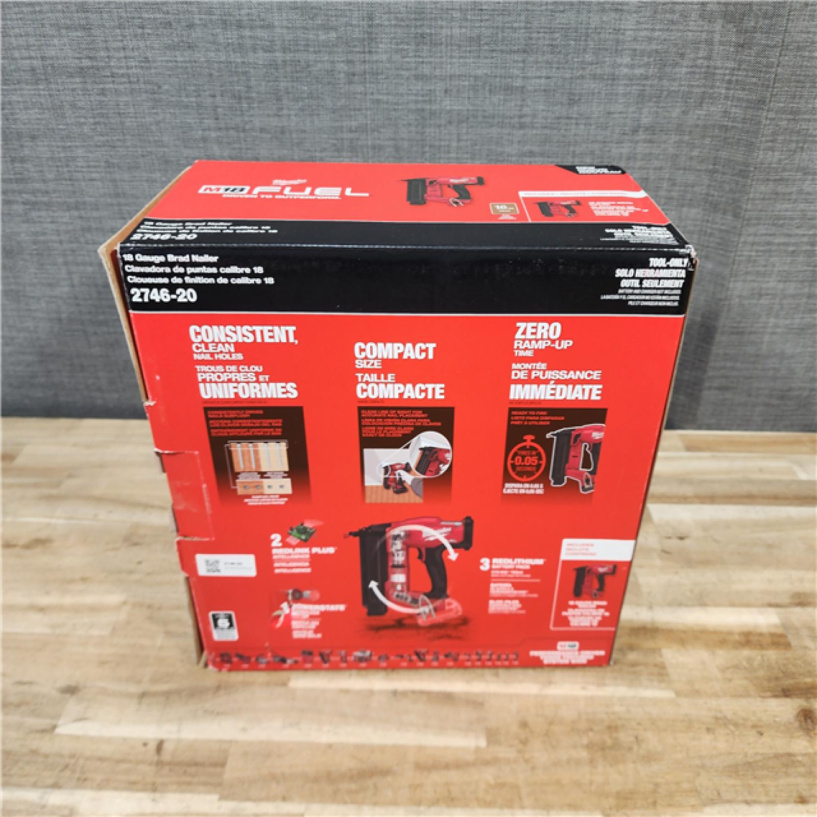 HOUSTON LOCATION - AS-IS (NEW) Milwaukee FUEL 18-Volt Lithium-Ion Brushless Cordless Gen II 18-Gauge Brad Nailer (Tool-Only)