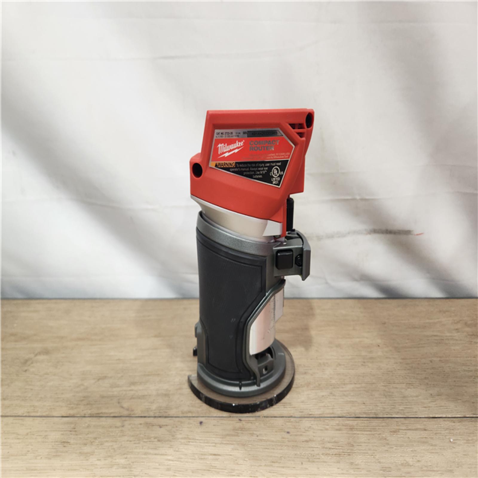 AS-IS- Milwaukee M18 FUEL 18V Cordless Li-Ion Compact Router - Bare Tool