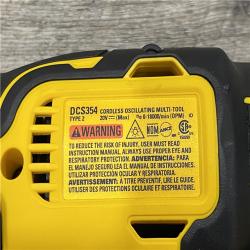AS-IS DEWALT ATOMIC 20V MAX Cordless Brushless Oscillating Multi Tool Kit
