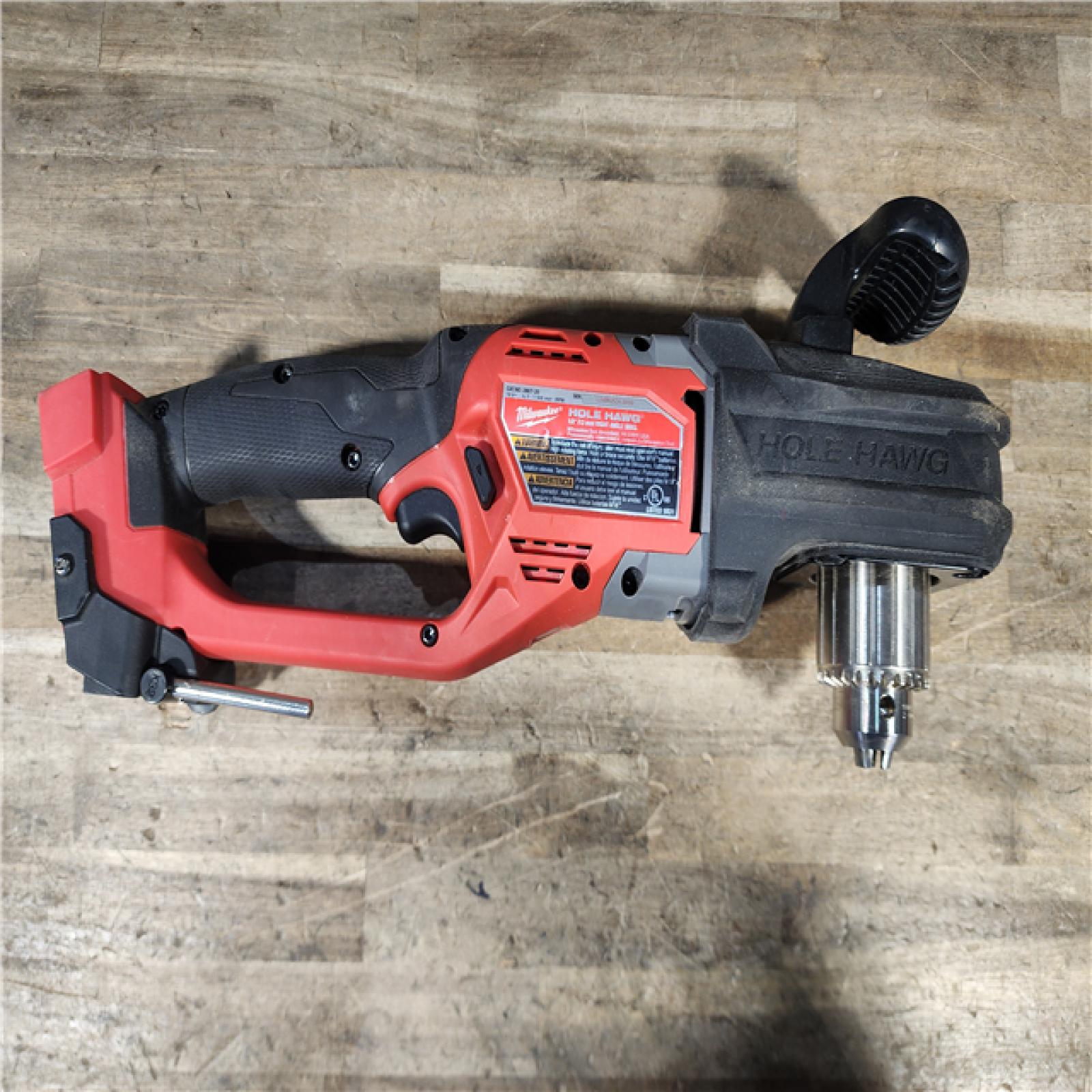 HOUSTON LOCATION - AS-IS Milwaukee FUEL GEN II 18V Lithium-Ion Brushless Cordless 1/2 in. Hole Hawg Right Angle Drill (Tool-Only)