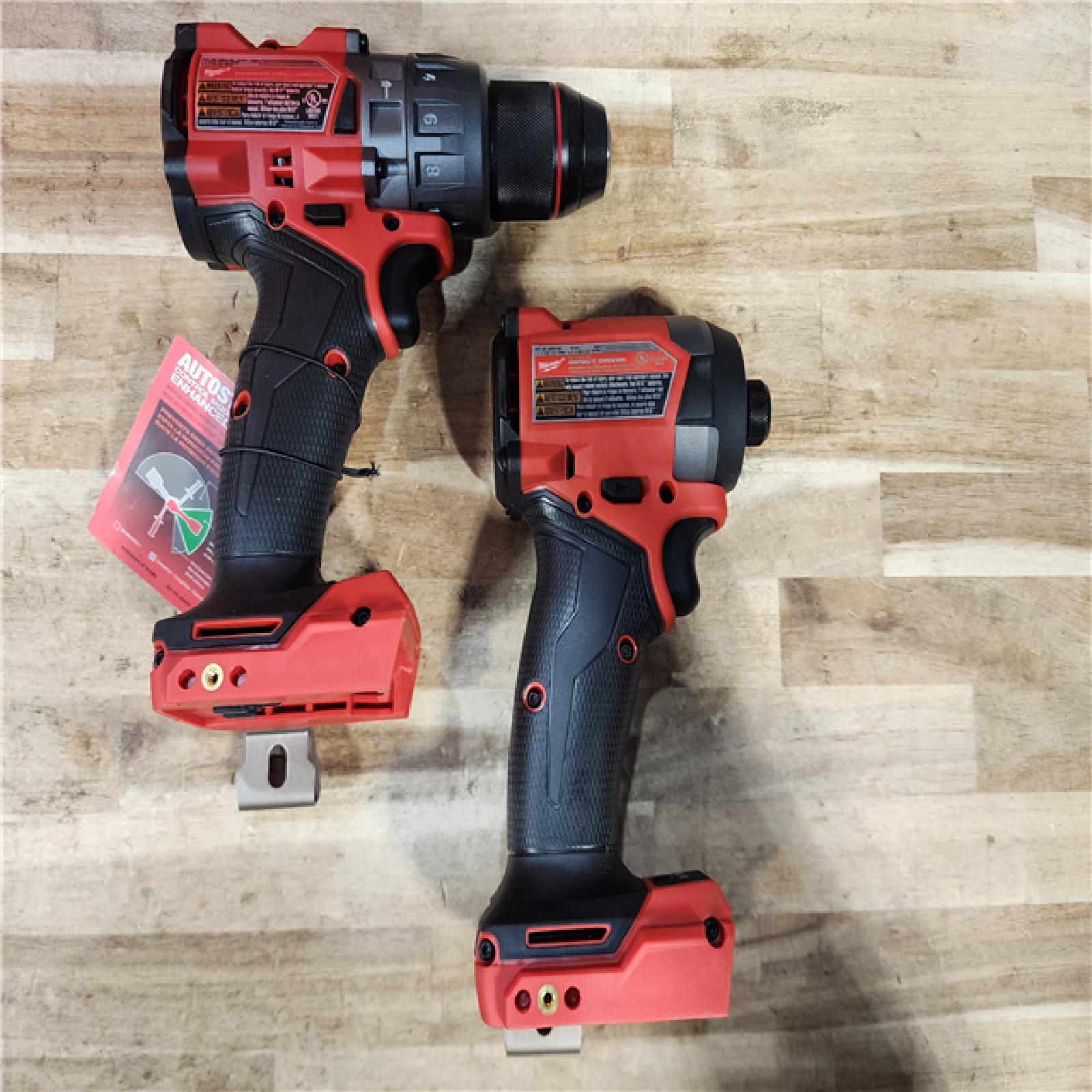 HOUSTON LOCATION - AS-IS Milwaukee FUEL 18V Lithium-Ion Brushless Cordless Hammer Drill and Impact Driver Combo Kit