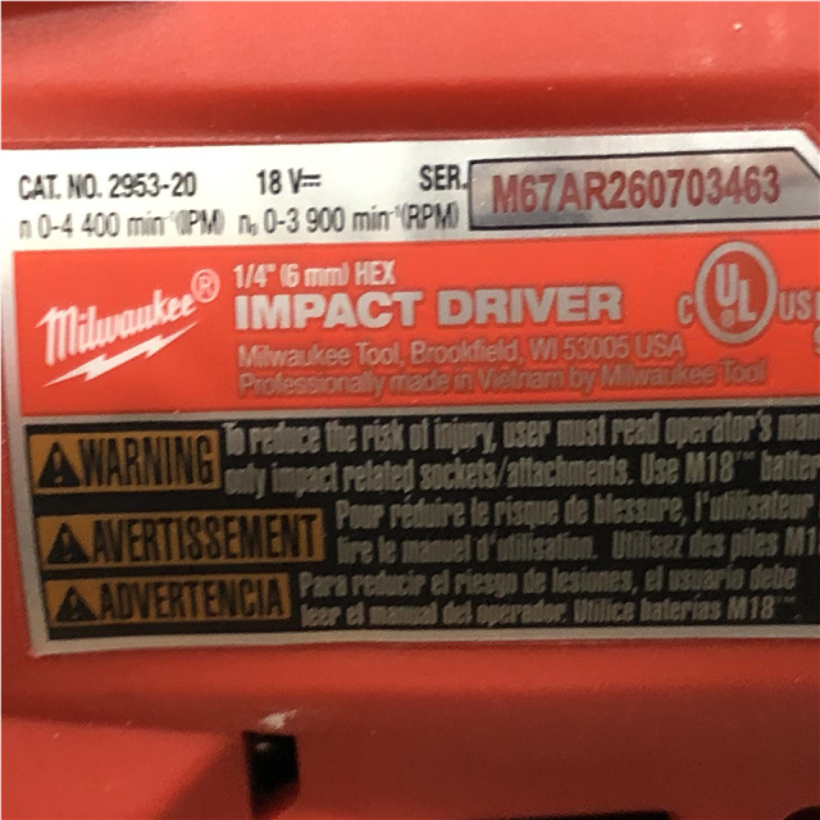 AS-IS Milwaukee FUEL 18V Lithium-Ion Brushless Cordless Hammer Drill and Impact Driver Combo Kit