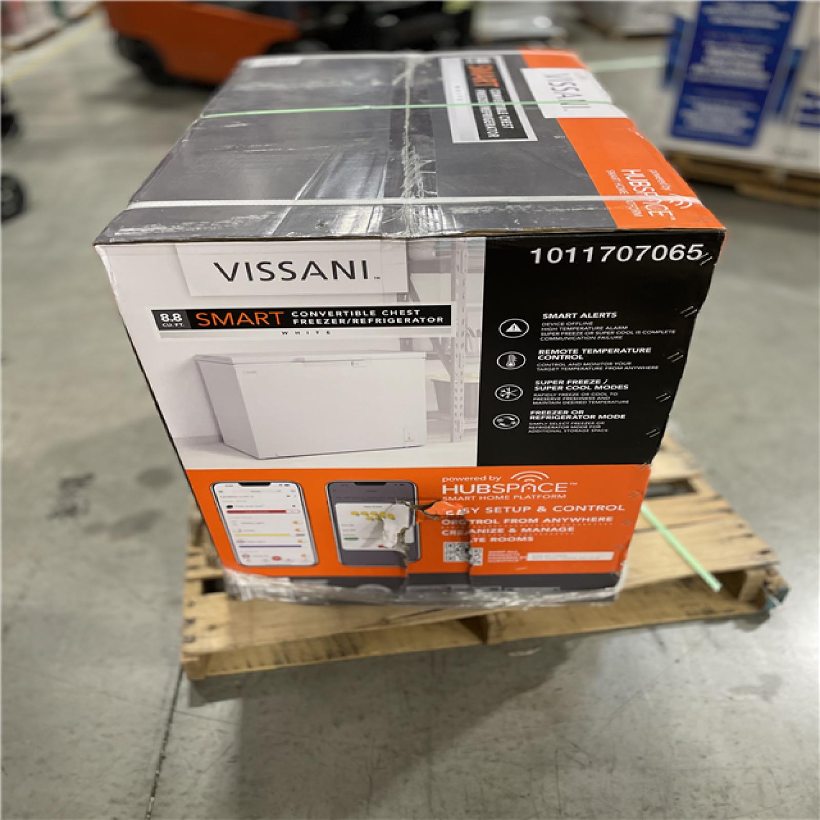 DALLAS LOCATION - VISSANI WHITE FREEZER CHEST