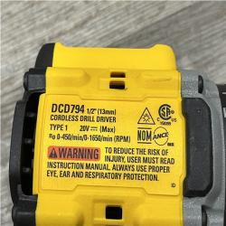 AS-IS DEWALT Atomic 20V Lithium-Ion Cordless Compact 1/2 in. Drill/Driver Kit