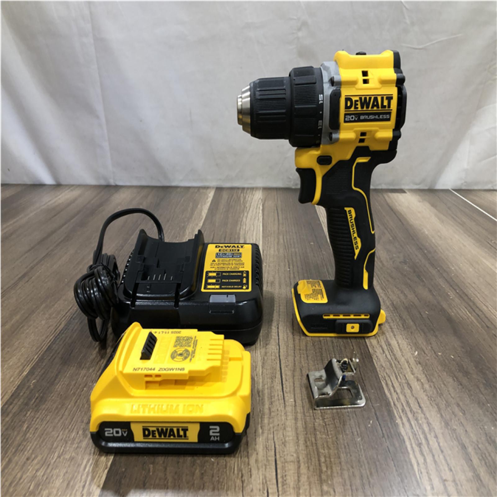 AS-IS DEWALT Atomic 20V Lithium-Ion Cordless Compact 1/2 in. Drill/Driver Kit