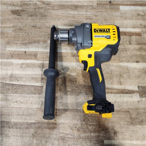 Houston Location AS-IS DEWALT FLEXVOLT 60-Volt MAX Cordless Brushless 1/2 in. Mixer/Drill with E-Clutch (Tool-Only)