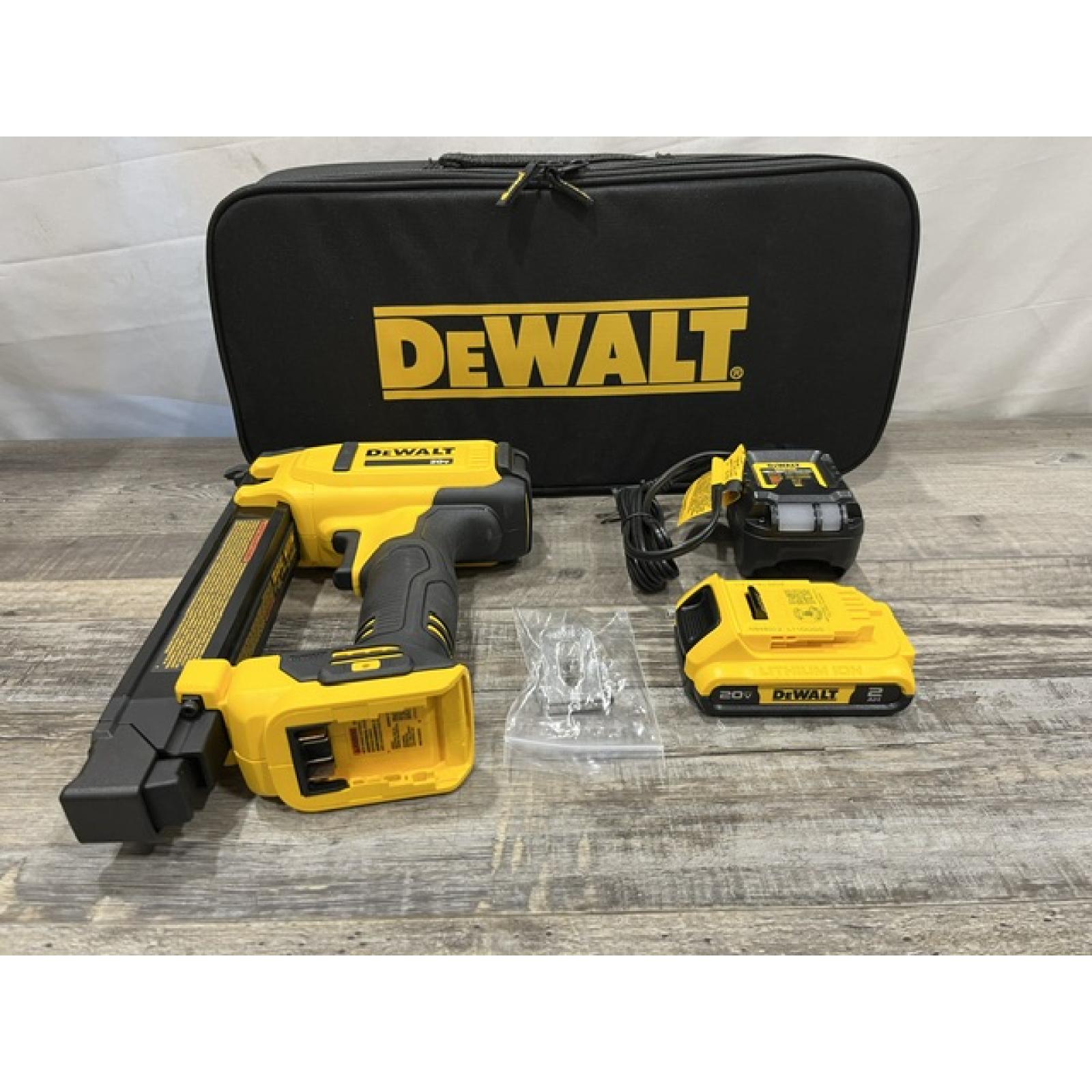 AS-IS DEWALT 20V MAX Lithium-Ion Cordless Cable Stapler Kit