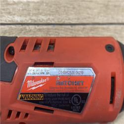AS-IS Milwaukee 12V Lithium-Ion Cordless 3/8 in. Ratchet (Tool-Only)
