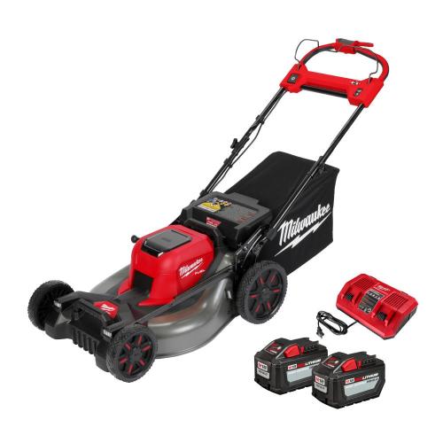 NEW - Milwaukee 18 FUEL Brushless Cordless 21 in. Walk Behind Dual Battery Self-Propelled Mower Kit