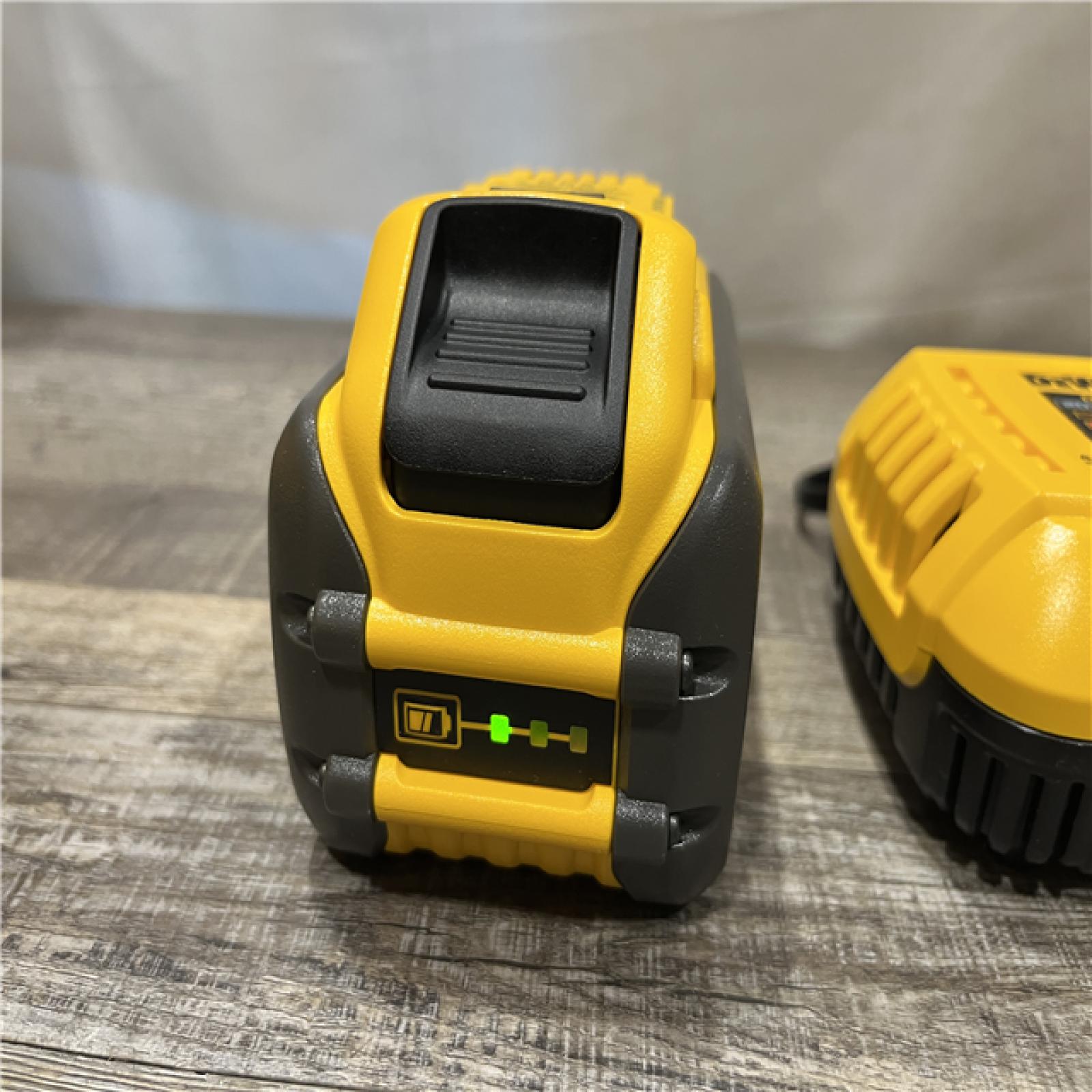 AS-IS DEWALT 20V/60V MAX FLEXVOLT Lithium-Ion 9.0Ah Battery and Charger Starter Kit