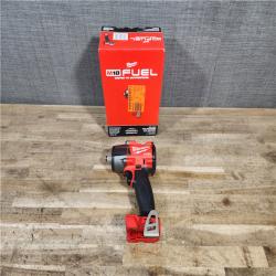 HOUSTON LOCATION - AS-IS Milwaukee M18 18V Fuel 1/2  Mid-Torque Impact Wrench Cordless Lithium-Ion Brushless with Friction Ring 2962-20 (TOOL ONLY)