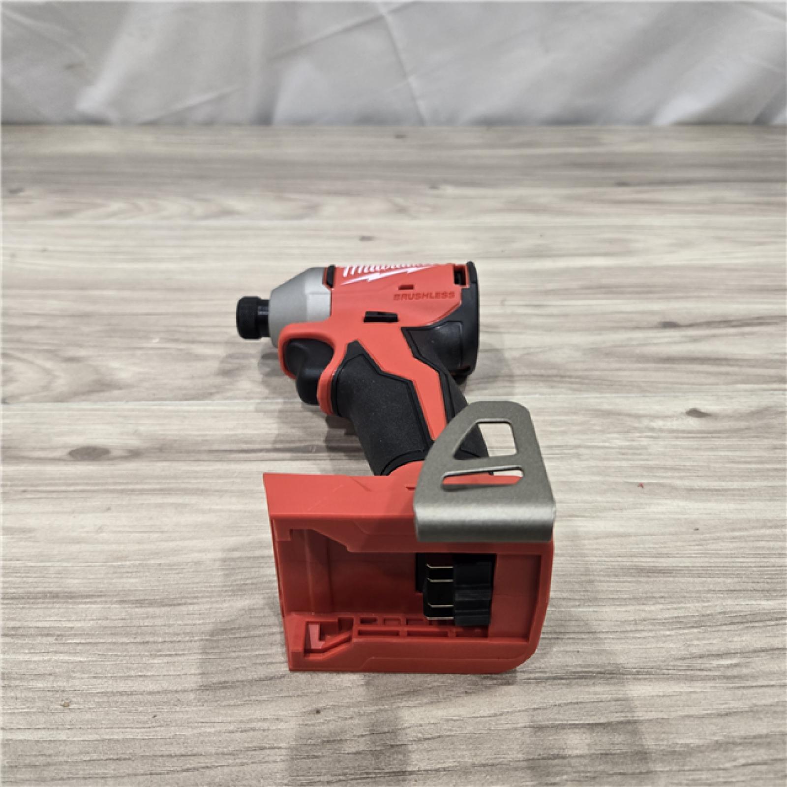 AS-IS Milwaukee M18 Compact Brushless 1/4  Hex Impact Driver Kit