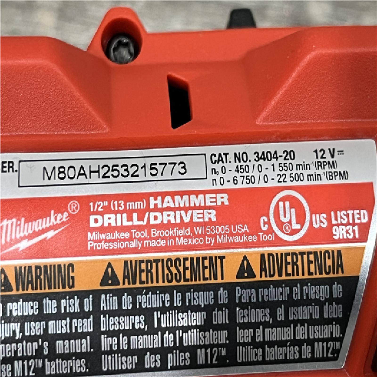 AS-IS Milwaukee FUEL 12-Volt Lithium-Ion Brushless Cordless Hammer Drill and Impact Driver Combo Kit