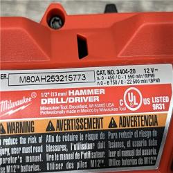 AS-IS Milwaukee FUEL 12-Volt Lithium-Ion Brushless Cordless Hammer Drill and Impact Driver Combo Kit