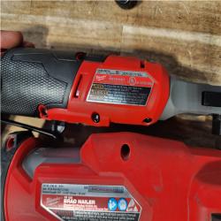 Houston Location AS-IS Milwaukee Nail Gun and Electric Ratchet and Dual Charger kit and Batteries QTY/3 with charger