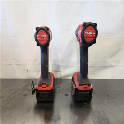 AS-IS- Milwaukee FUEL 18V Lithium-Ion Brushless Cordless Hammer Drill and Impact Driver Combo Kit