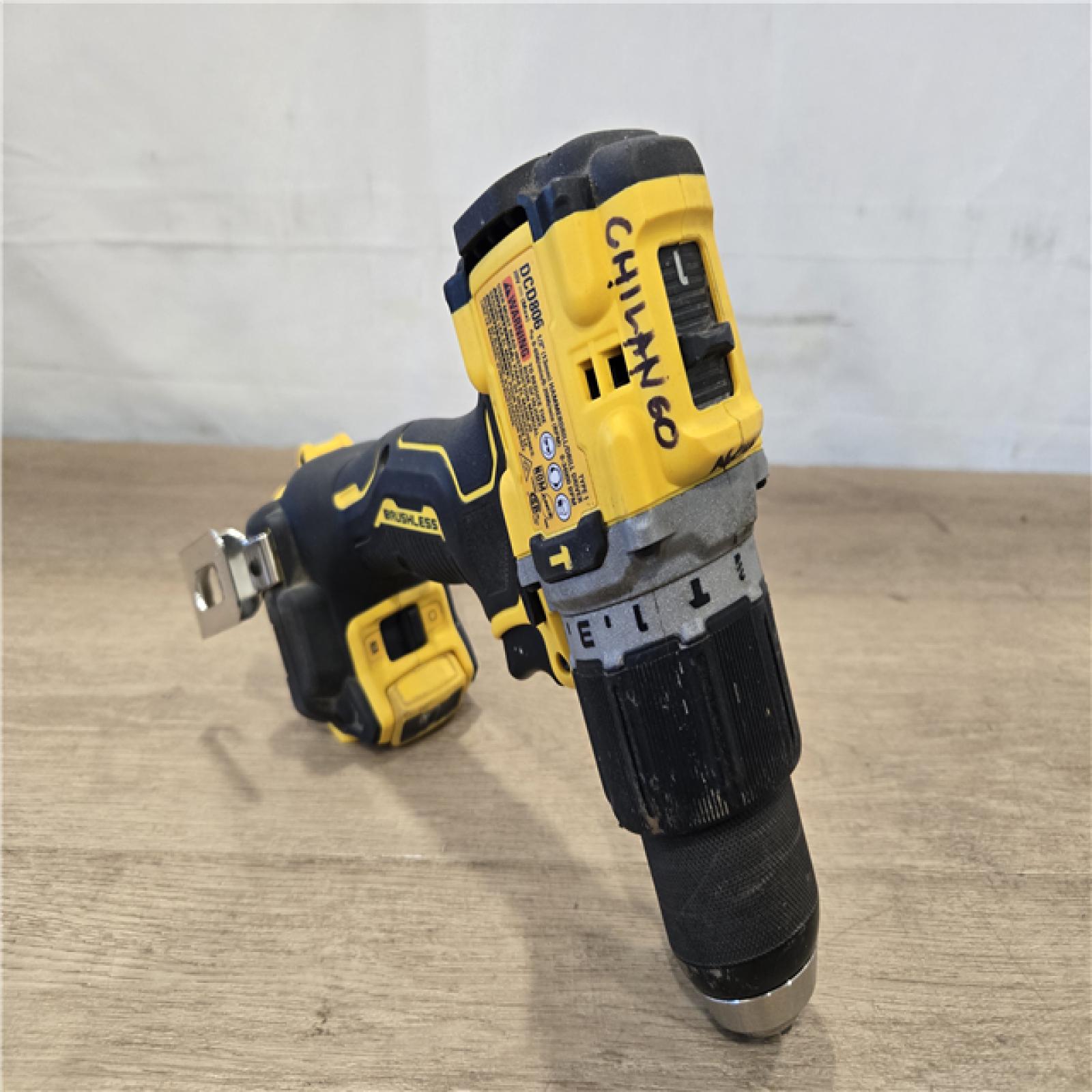 AS-IS DEWALT 20V XR Cordless 1/2 in. Hammer Drill (Tool-Only)
