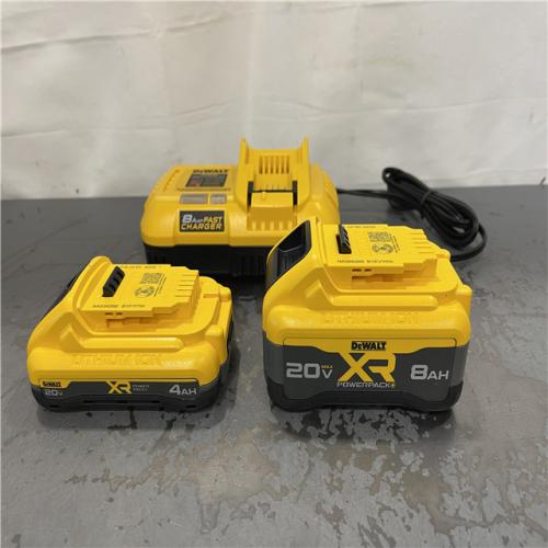 AS-IS- 20V XR Lithium-Ion Starter Pack with 8.0 Ah and 4.0 Ah Battery Packs and Charger