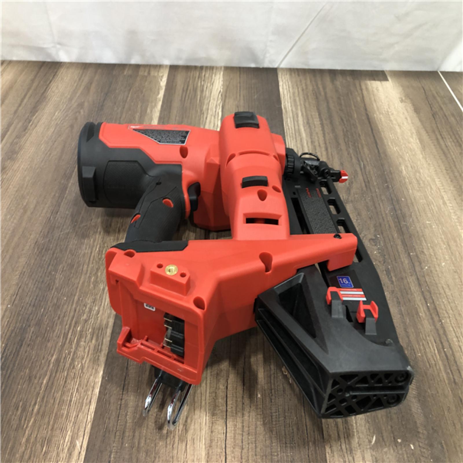 AS-IS Milwaukee FUEL 18-Volt Lithium-Ion Brushless Cordless Gen ll 16-Gauge Straight Finish Nailer (Tool Only)