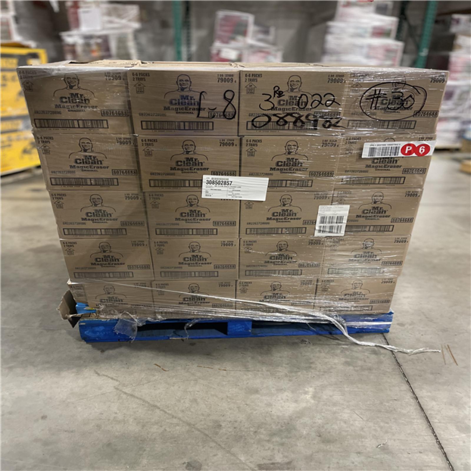DALLAS LOCATION - Mr. Clean® Magic Eraser Original Scrubbers  Box Of 6 PALLET- (600 UNITS)