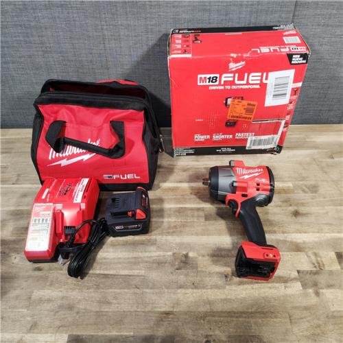 HOUSTON LOCATION - AS-IS (APPEARS LIKE NEW) Milwaukee M18 1/2 in. Cordless Brushless High Torque Impact Wrench Kit (Battery & Charger)