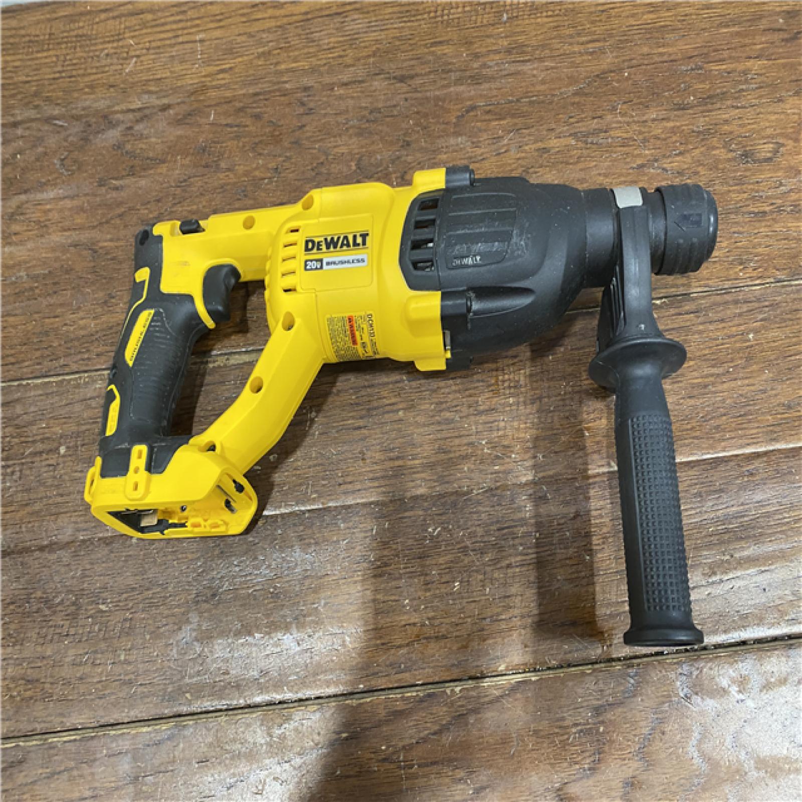 AS-IS DEWALT 20V MAX Cordless Brushless 1 in. SDS Plus D-Handle Concrete and Masonry Rotary Hammer (Tool Only)