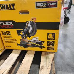 NEW-DEWALT 60V Lithium-Ion 12 in. Cordless Sliding Miter Saw (Tool Only)