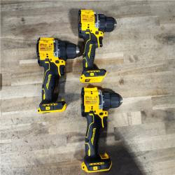 HOUSTON LOCATION - AS-IS DEWALT 3 TOOL COMBO KIT W/ (2) BATTERY & CHARGER