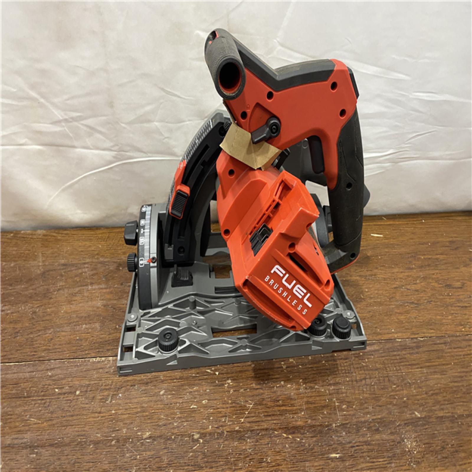 AS-IS Milwaukee M18 FUEL 18V Lithium-Ion Cordless Brushless 6-1/2 in. Plunge Cut Track Saw (Tool-Only)