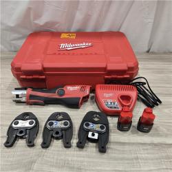 AS-IS MILWAUKEE 12V Force Logic Cordless Press Tool Kit