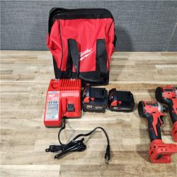 HOUSTON LOCATION - AS - IS Milwaukee 18-Volt Lithium-Ion Brushless Cordless Compact Hammer Drill/Impact Combo Kit
